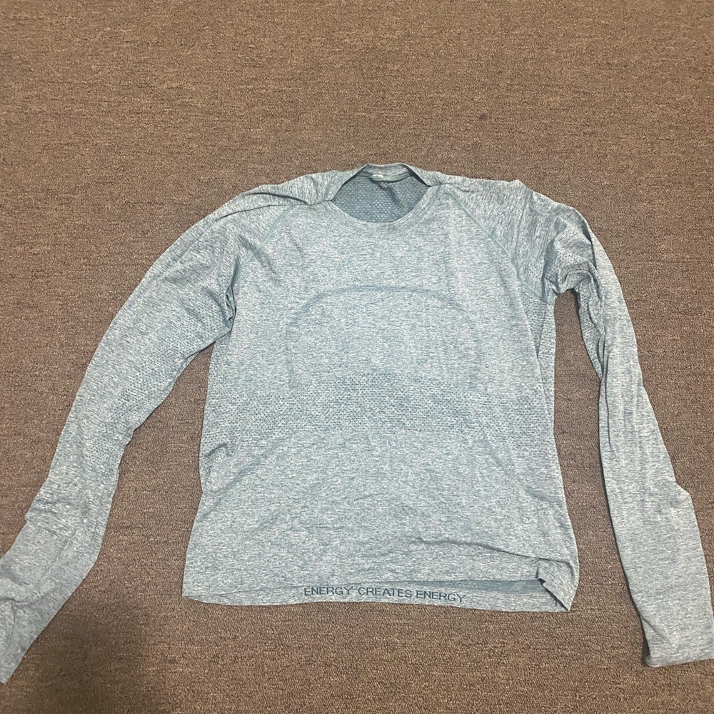 Lululemon Swiftly Tech long-sleeve shirt blue